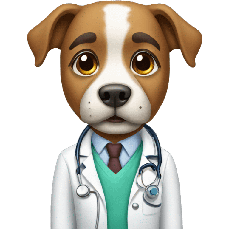 Dog doctor  emoji