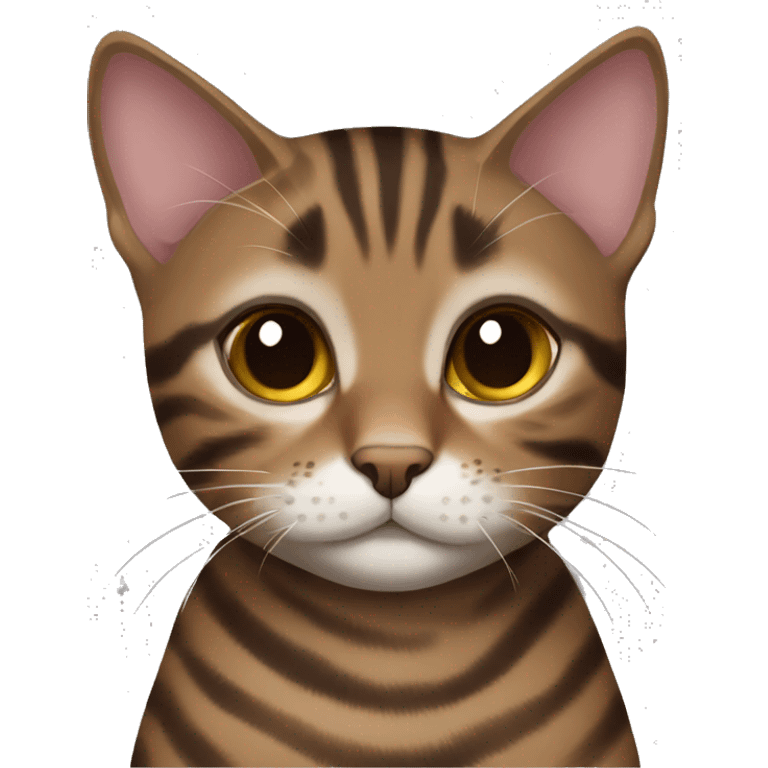 Beautiful woman long dark brown hair hug bengal cat emoji