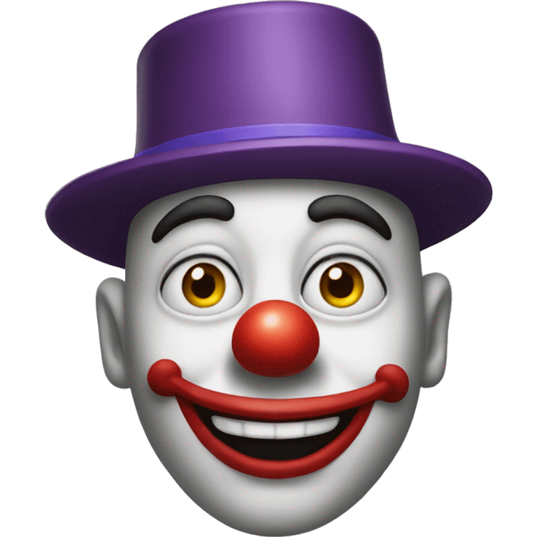 clown with a hat funny emoji