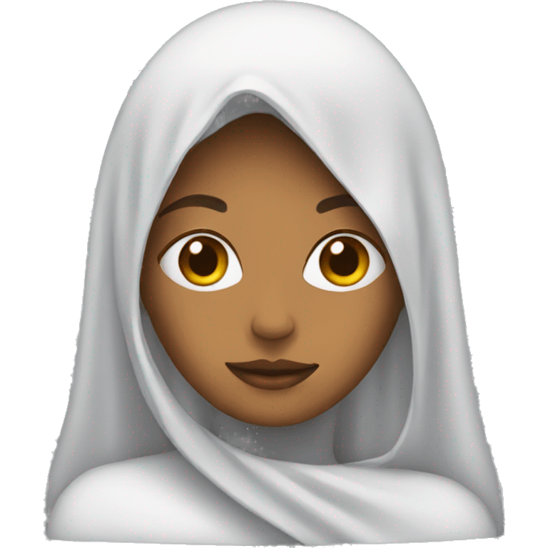 Women with a Christian veil  emoji