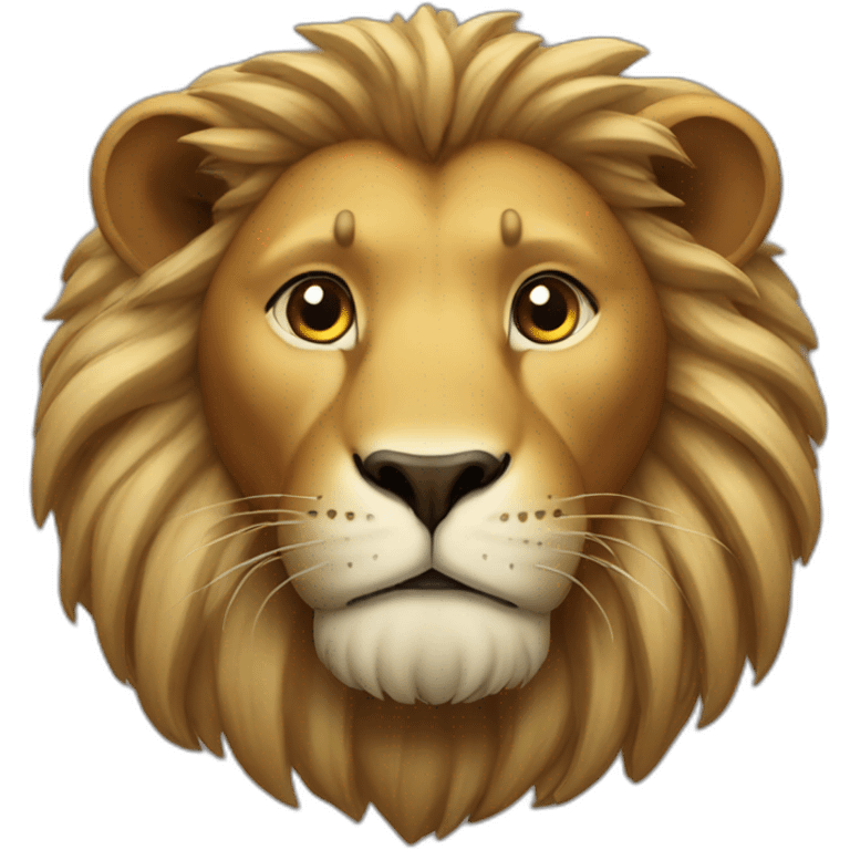 Lion caca emoji