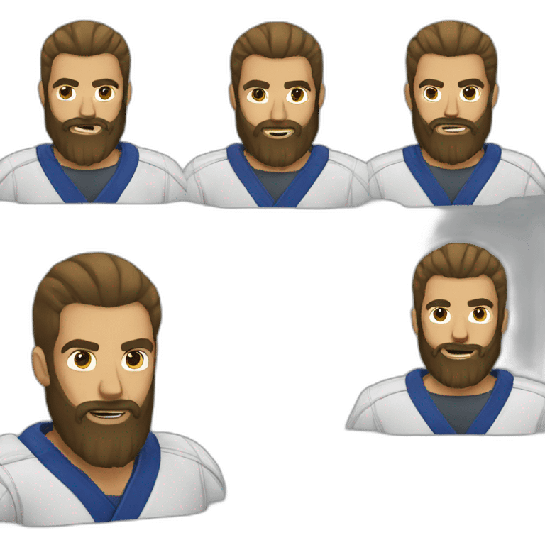 bjj beard emoji