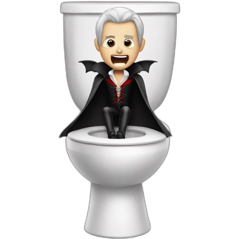 vampire on toilet emoji