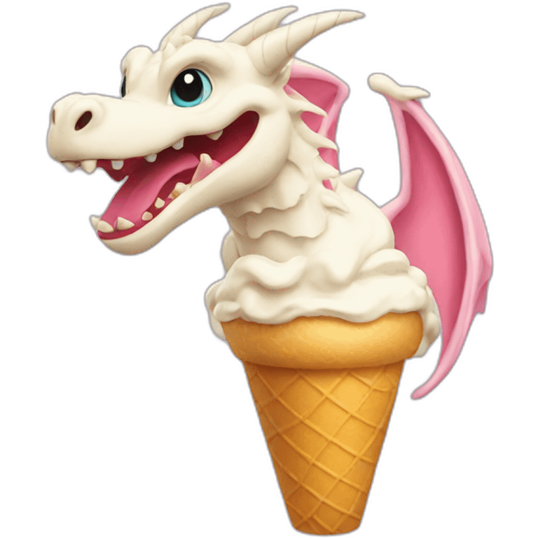 ice cream dragon emoji