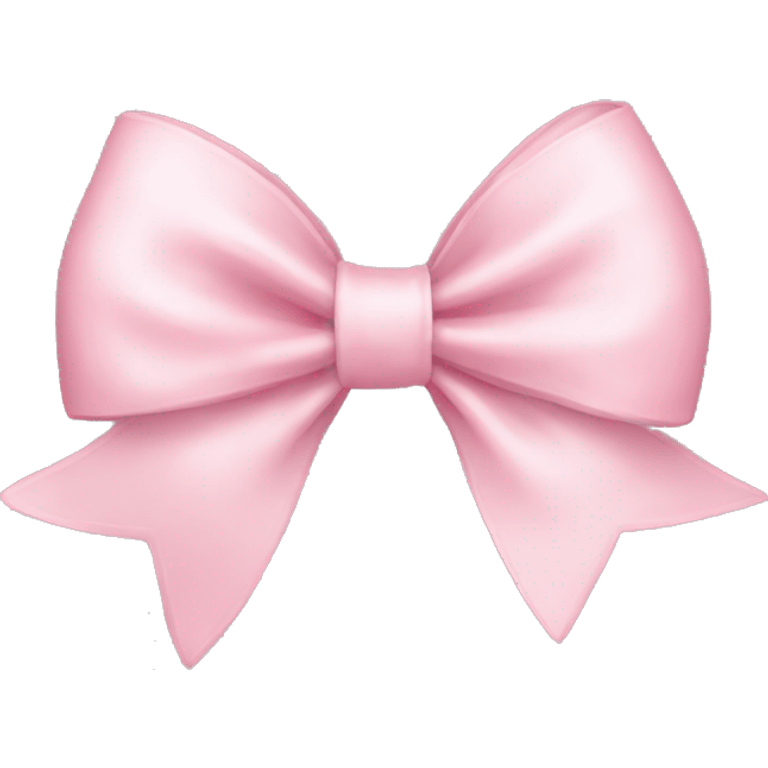 Light pink bow emoji