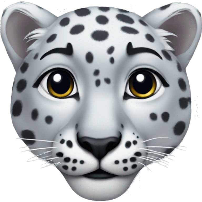 Snow leopard  emoji