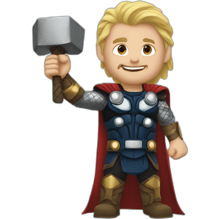 Thor waving emoji