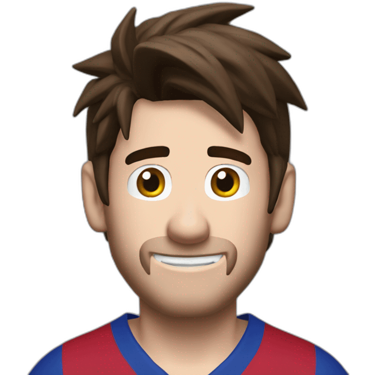 Messi mario world emoji