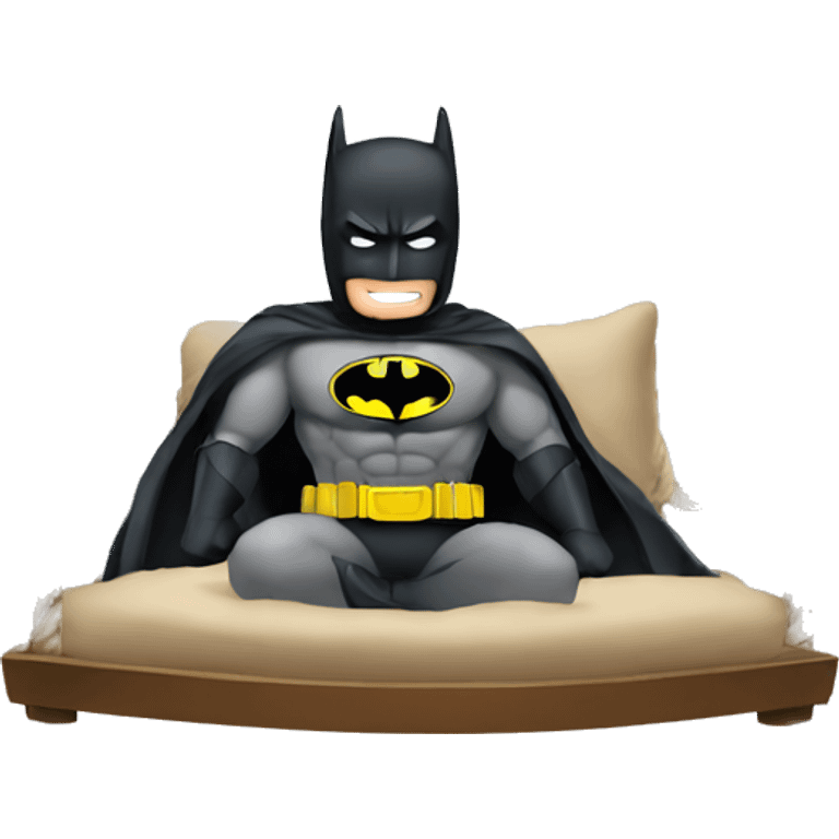 BATMAN ON ROPE BED emoji