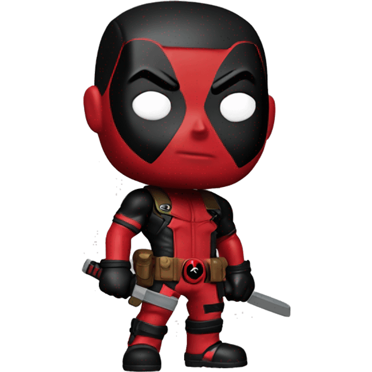 Funko pop deadpool emoji