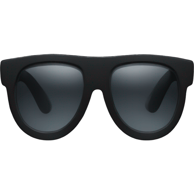 Black Sunglass without face emoji