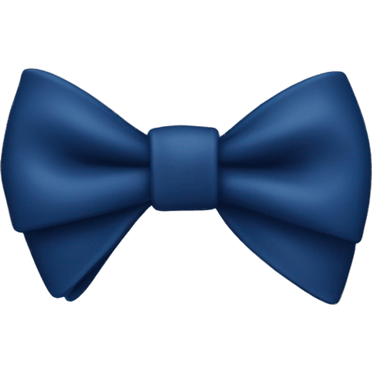 navy blue bow emoji