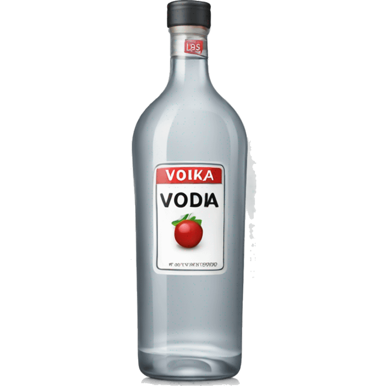 bottle of vodka emoji