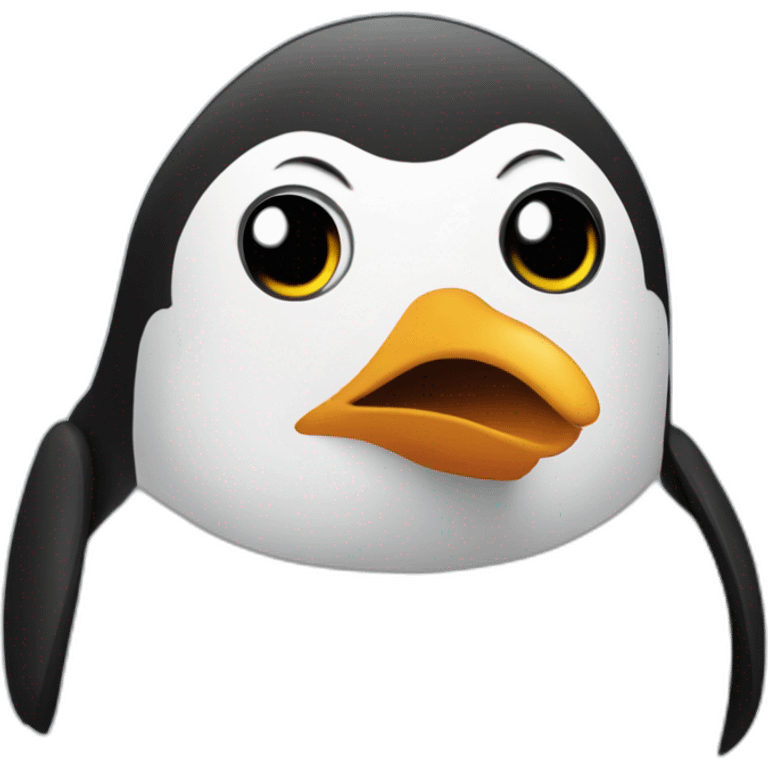 Pingouin qui dors emoji