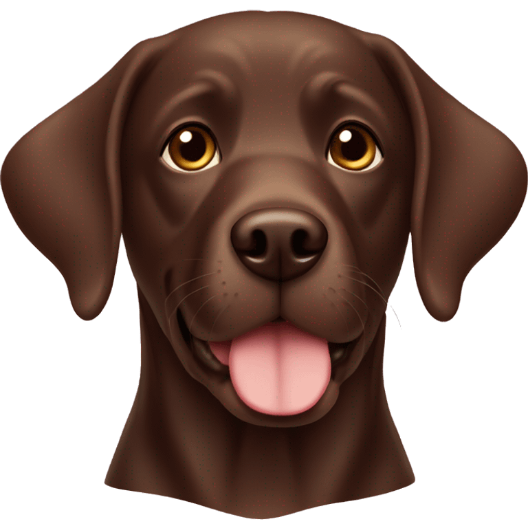 chocolate labrador emoji