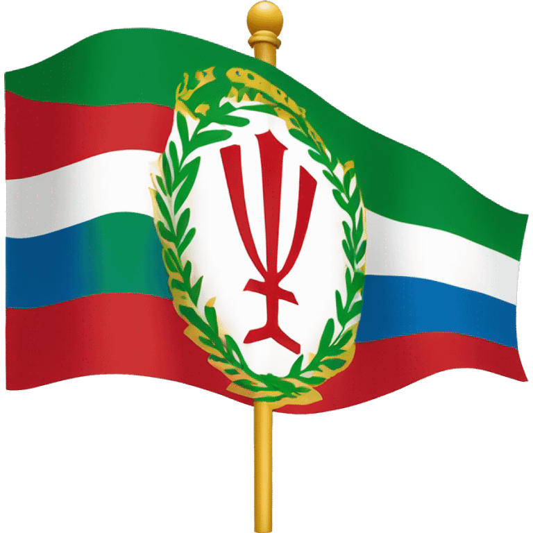 Pahlavi flag of Iran emoji