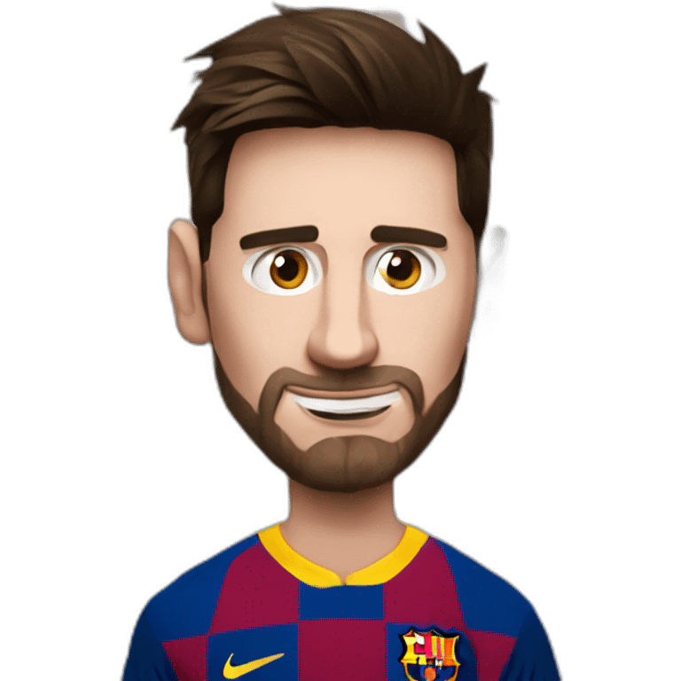 messi con anteojos emoji