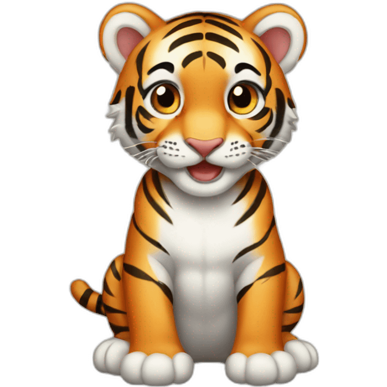 Baby tiger emoji