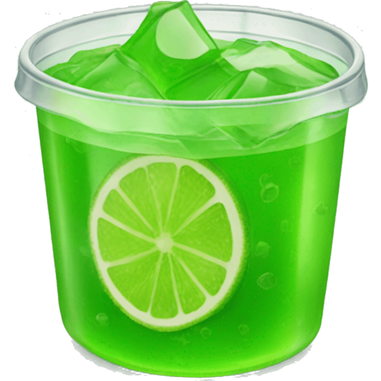 lime jell-o emoji