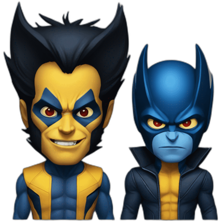 nightcrawler and wolverine emoji