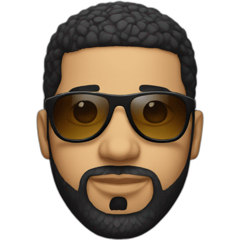 Drake with sunglasses emoji