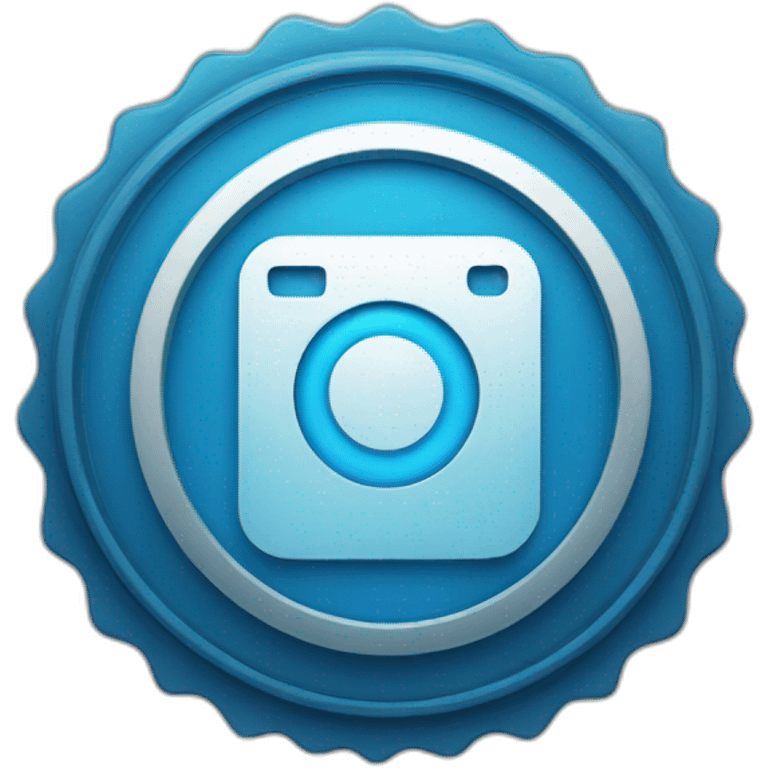 Instagram blue certification badge emoji