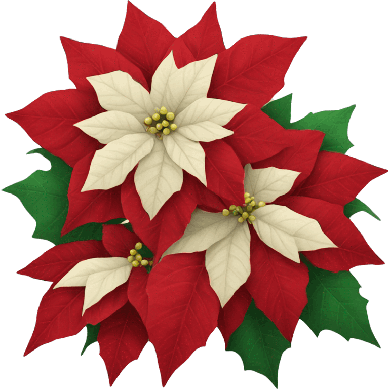 Christmas Poinsettia  emoji