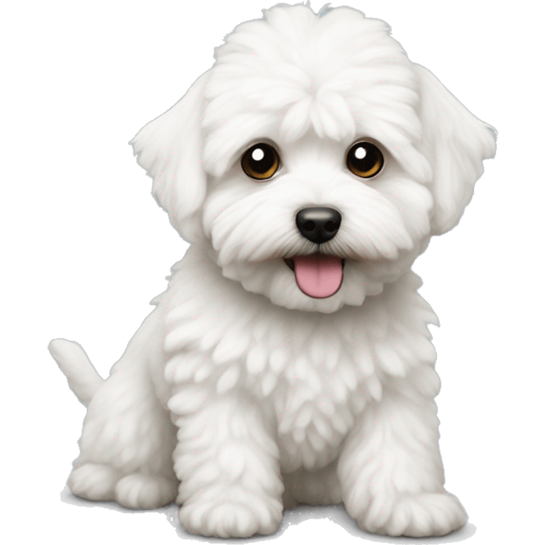 Maltipoo white emoji