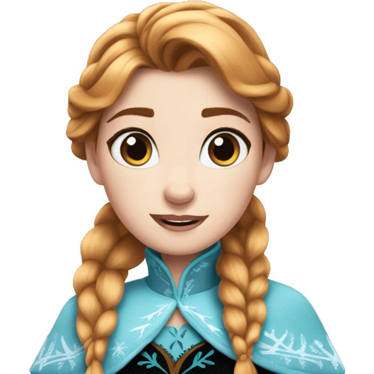 Frozen Anna emoji