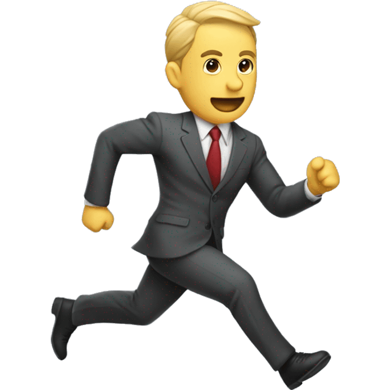 emoji de persona corriendo con traje de ladron emoji