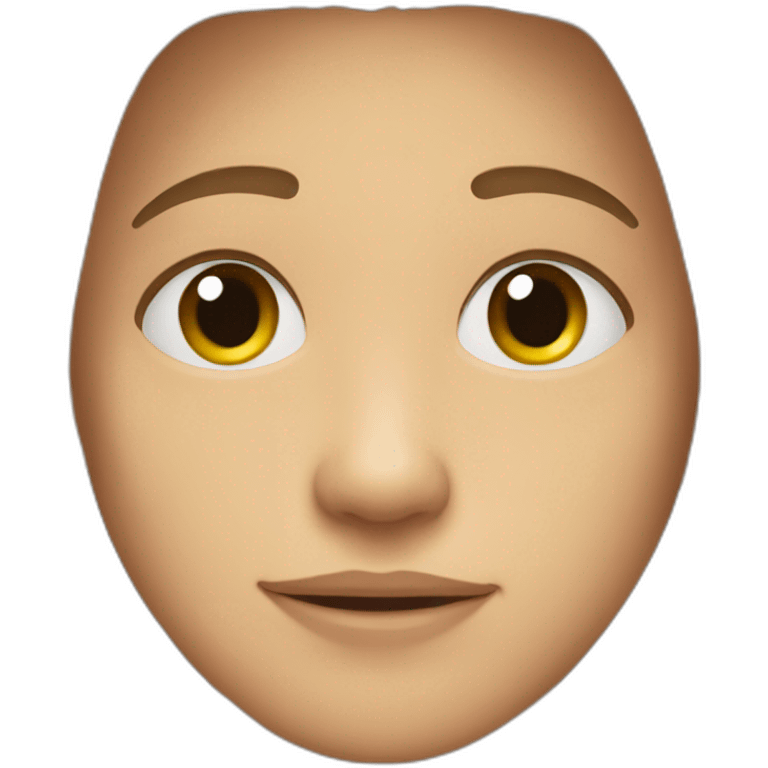 Half man half child face emoji