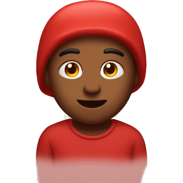 red font chill emoji