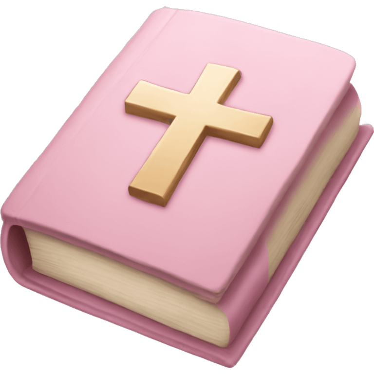 Pastel pink Bible  emoji