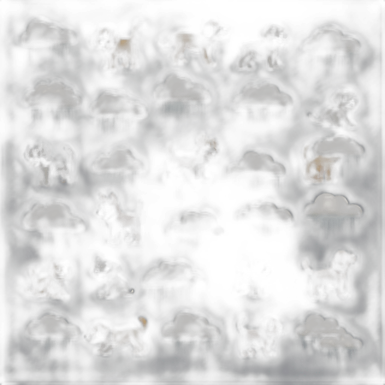 Raining cats and dogs emoji