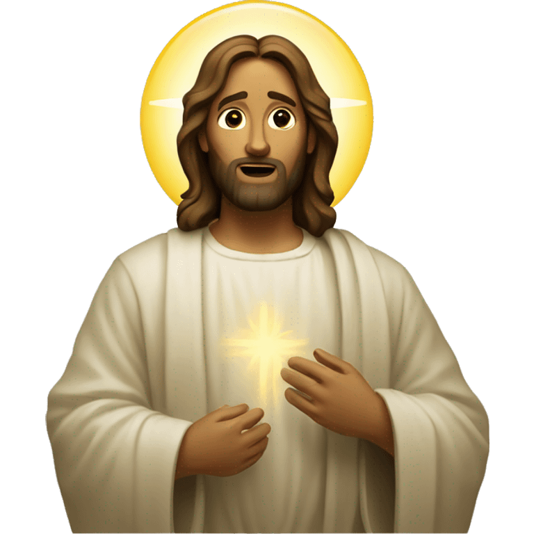 Transfiguration of Jesus emoji