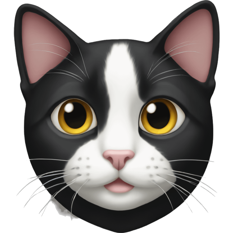 Tuxedo cat  emoji