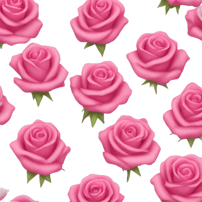 Little pink roses  emoji