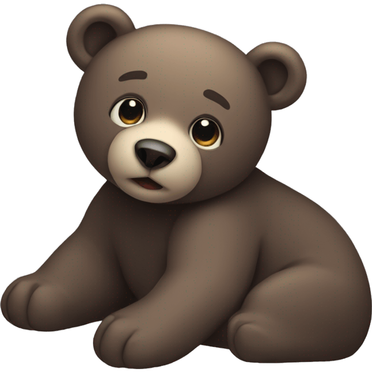 Good night bear emoji