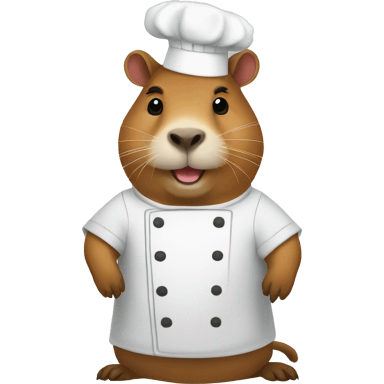 Capybara chef emoji