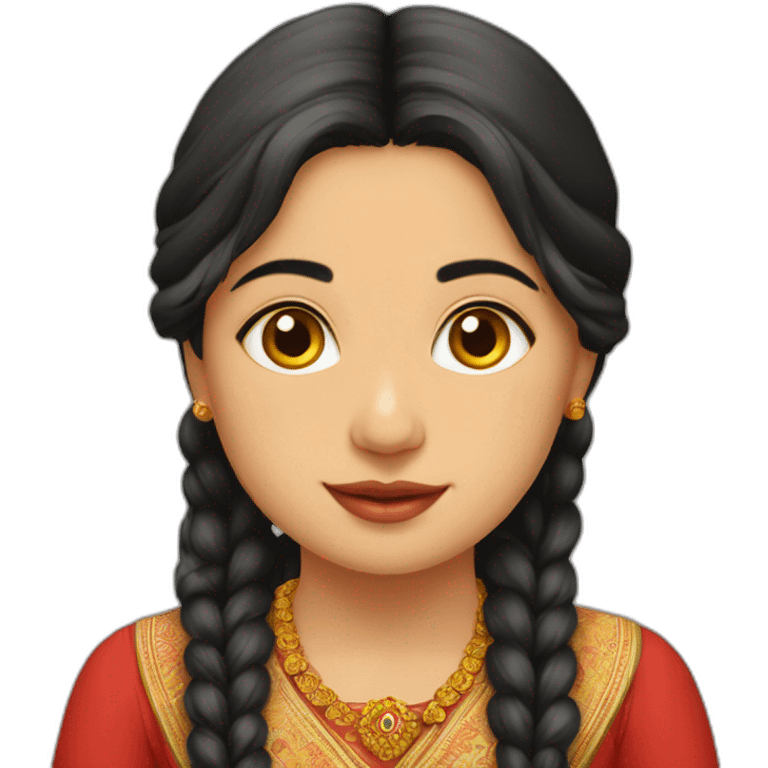 Himachali girl emoji