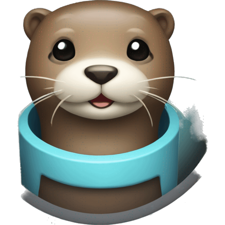 otter in a cylinder emoji