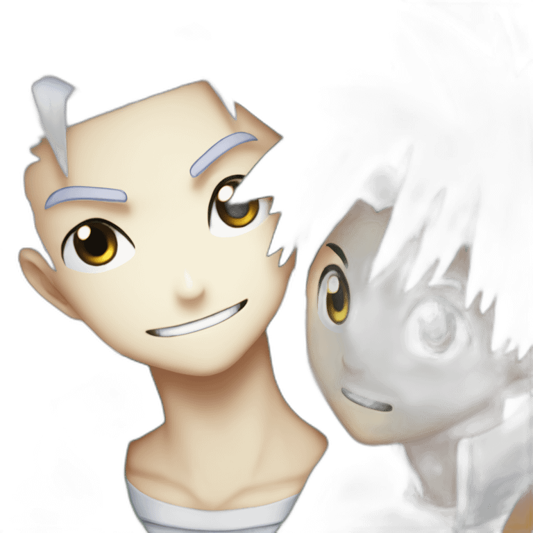 Hunter x hunter Gon and Killua emoji