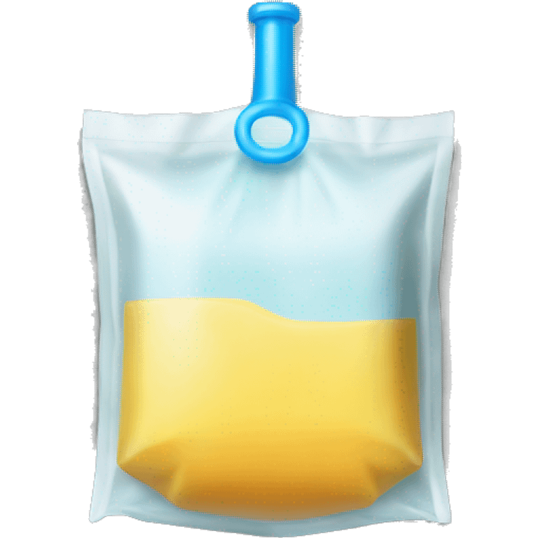 Iv plastic bag containing liquid emoji