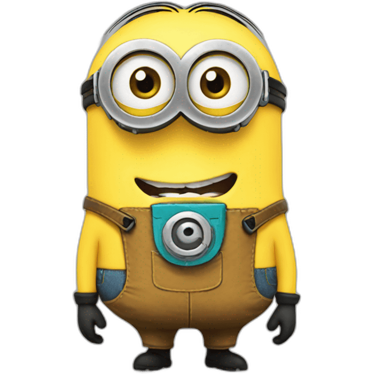 Minion in circle for shop emoji