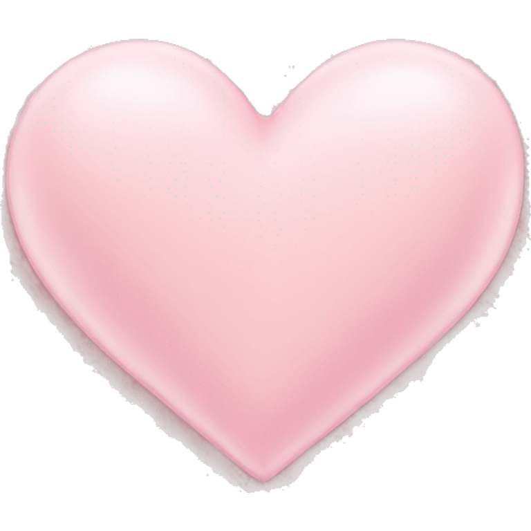 Light pink love heart emoji