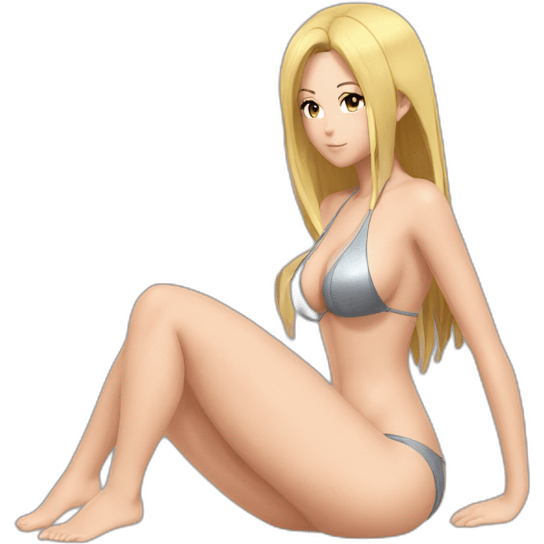 nico robin full body pawg small swimsuit lying face down emoji