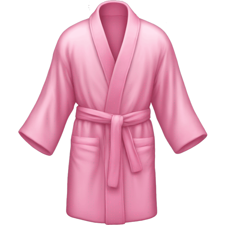 Light pink silk slippers and robe emoji