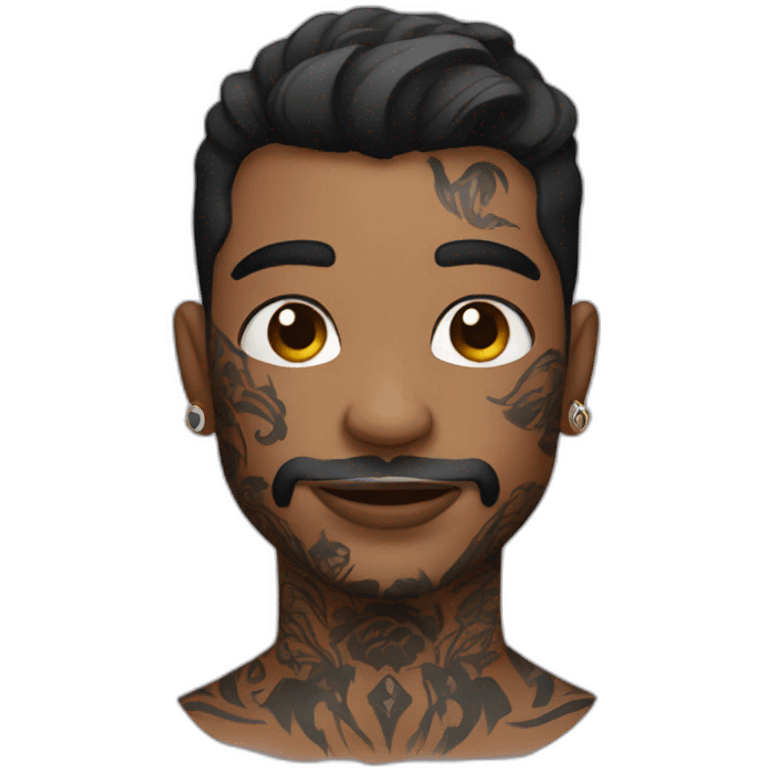 Person with tattoos emoji