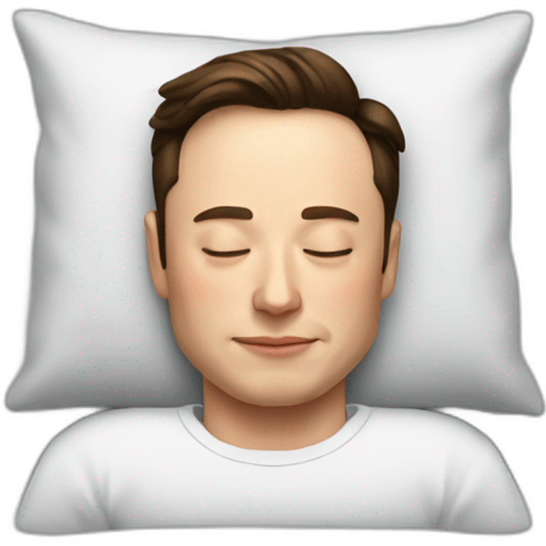 Sleeping-elon-musk emoji