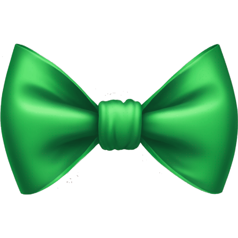 Big green bow  emoji